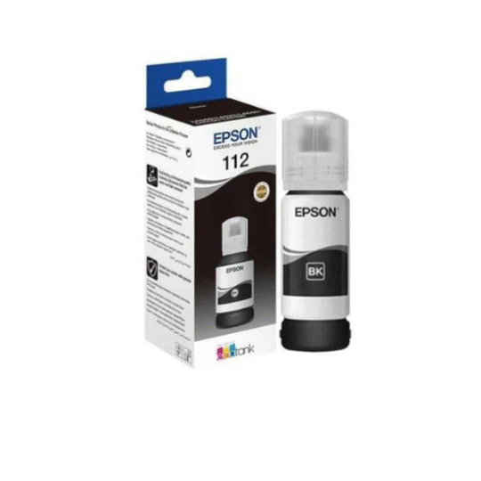 Epson 112 Black Ink 127ml | C13T06C14A for L & M Series Printers