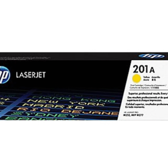 HP 201A Yellow Original LaserJet Toner Cartridge CF402A