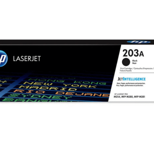 HP 203A Black Original LaserJet Toner Cartridge CF540A