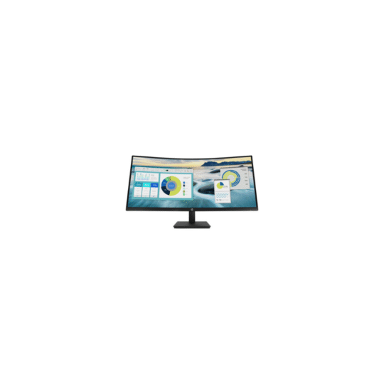 HP P34hc G4 34″ WQHD Curved USB‑C Monitor – 65 W PD