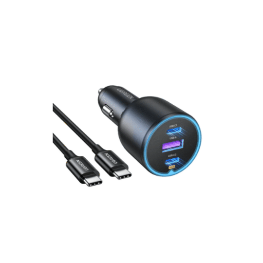 UGREEN 130W 3-Port Fast Car Charger - EC705