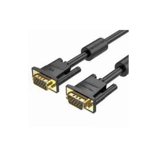 VENTION VGA(3+6) Male to Male Cable with Ferrite Cores 8M Black - VEN-DAEBK