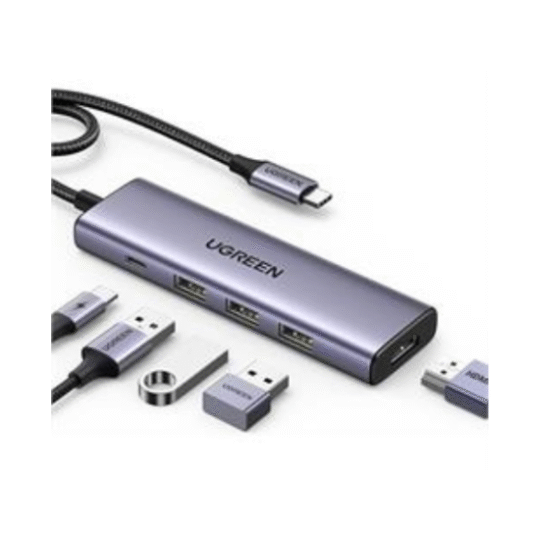 UGREEN 5-in-1 USB-C Adapter with HDMI & PD – CM511-UG-15596