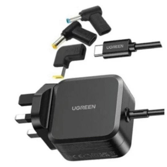 UGREEN 67W GaN PD Power Adapter UK + 3 DC Tips – X377