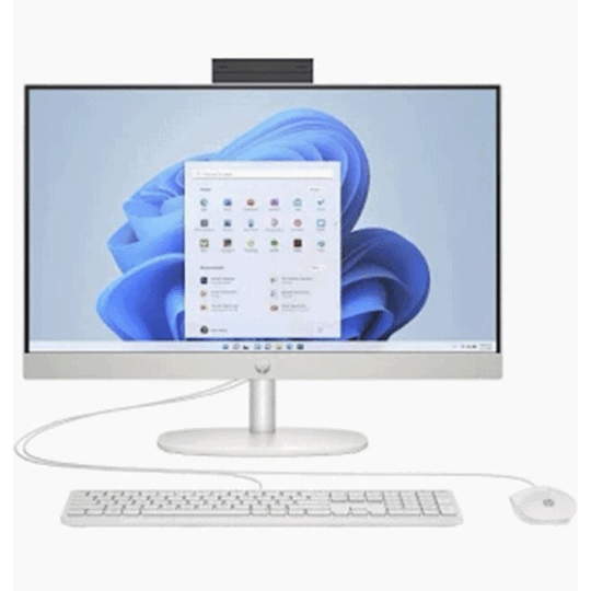 HP All-in-One Core Ultra 7 8GB RAM 512GB SSD white 24 inch desktop