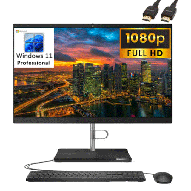 Lenovo V50a Core i5 10th Gen 16GB RAM 256GB SSD 1TB HDD 24 inch FHD desktop