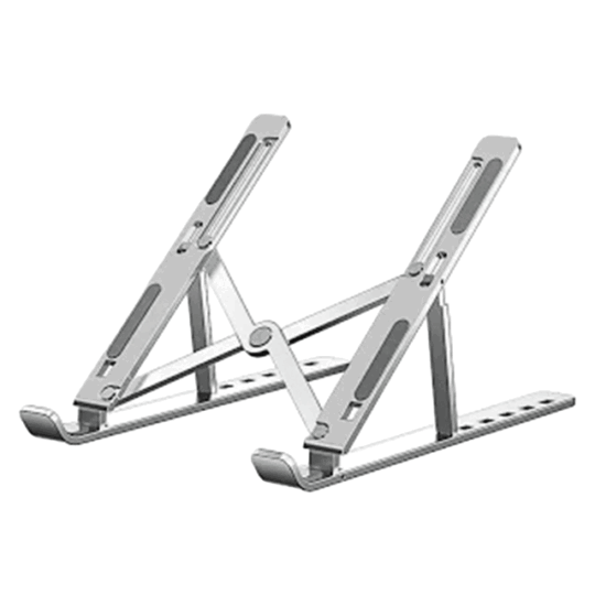 Metallic Foldable Laptop Stand for desk and office use