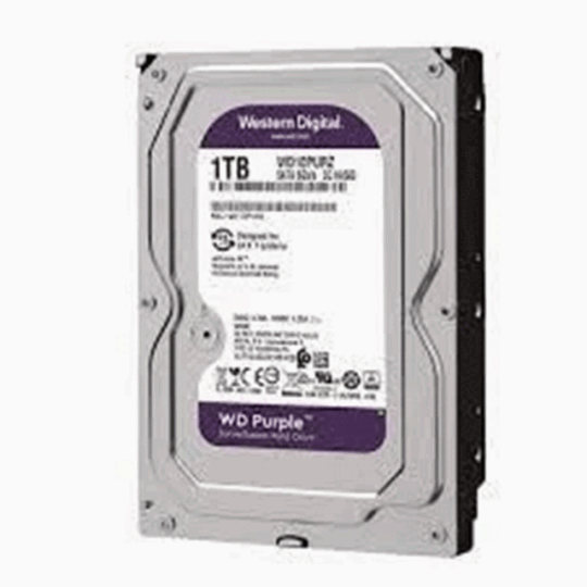WD Purple Surveillance Hard Drive for CCTV DVR and NVR storage
