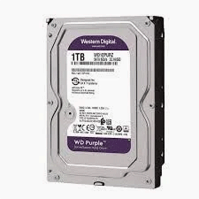 WD Purple Surveillance Hard Drive for CCTV DVR and NVR storage